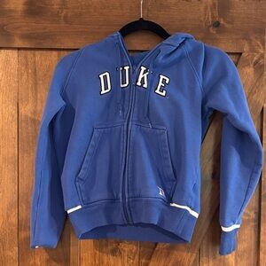 Duke zip up sweatshirt